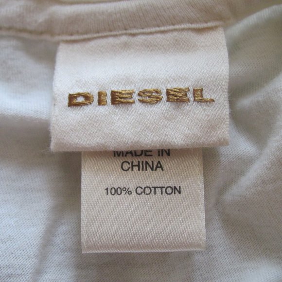 Diesel Tunic T Tee Shirt Size M Medium Signature - Picture 6 of 7
